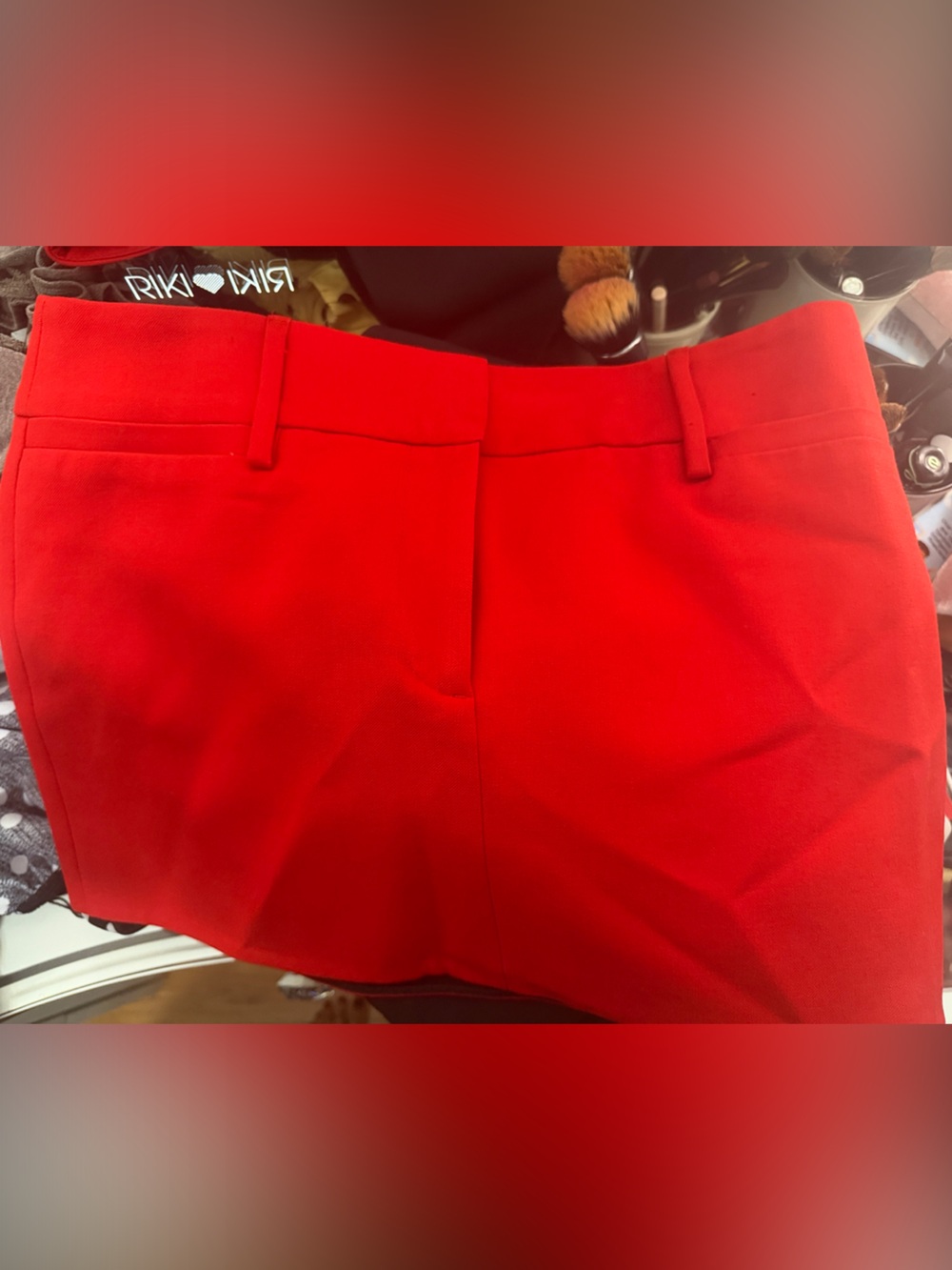 Zara Red Mini Skirt